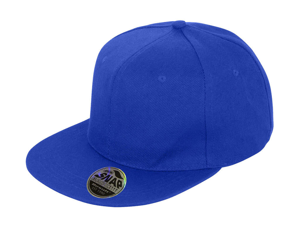 Bronx Original Flat Peak Snap Back Cap in Farbe Sapphire