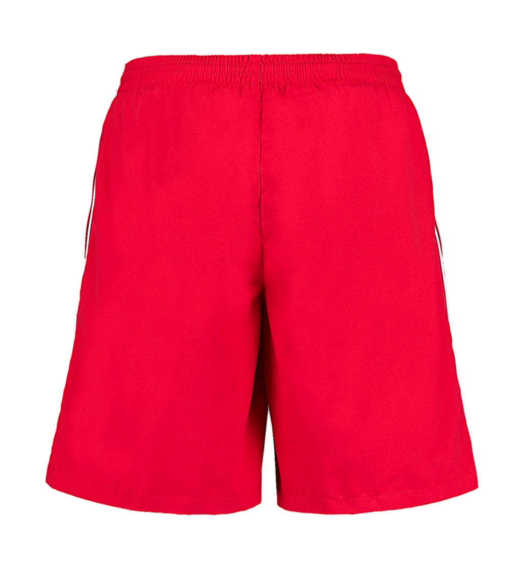 Classic Fit Track Short in Farbe Black/White