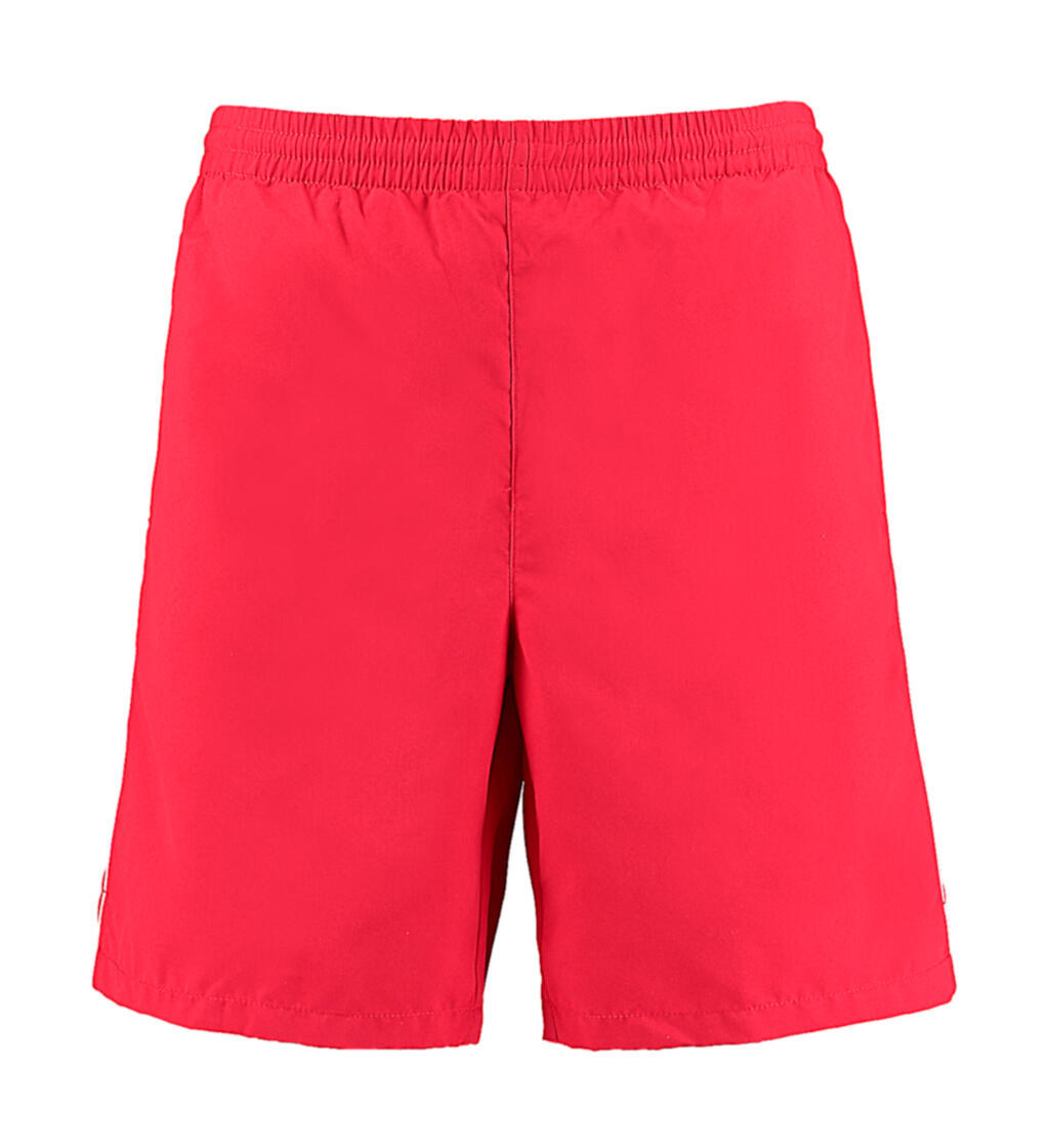 Classic Fit Track Short in Farbe Red/White