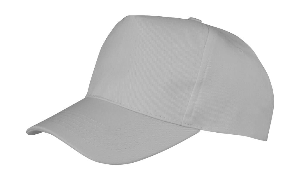 Boston 5-Panel Printers Cap in Farbe Dove Grey
