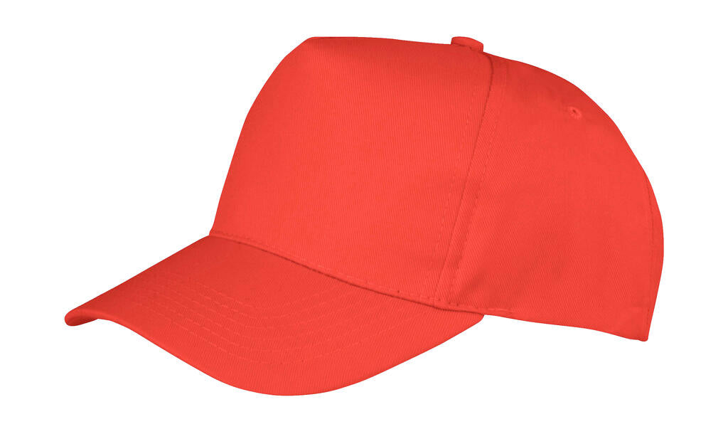 Boston 5-Panel Printers Cap in Farbe Red