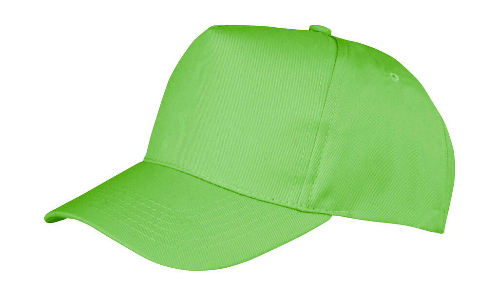 Boston 5-Panel Printers Cap in Farbe Lime