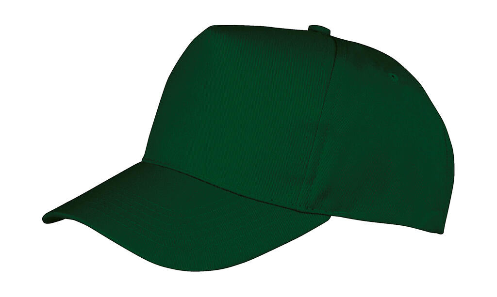 Boston 5-Panel Printers Cap in Farbe Bottle Green
