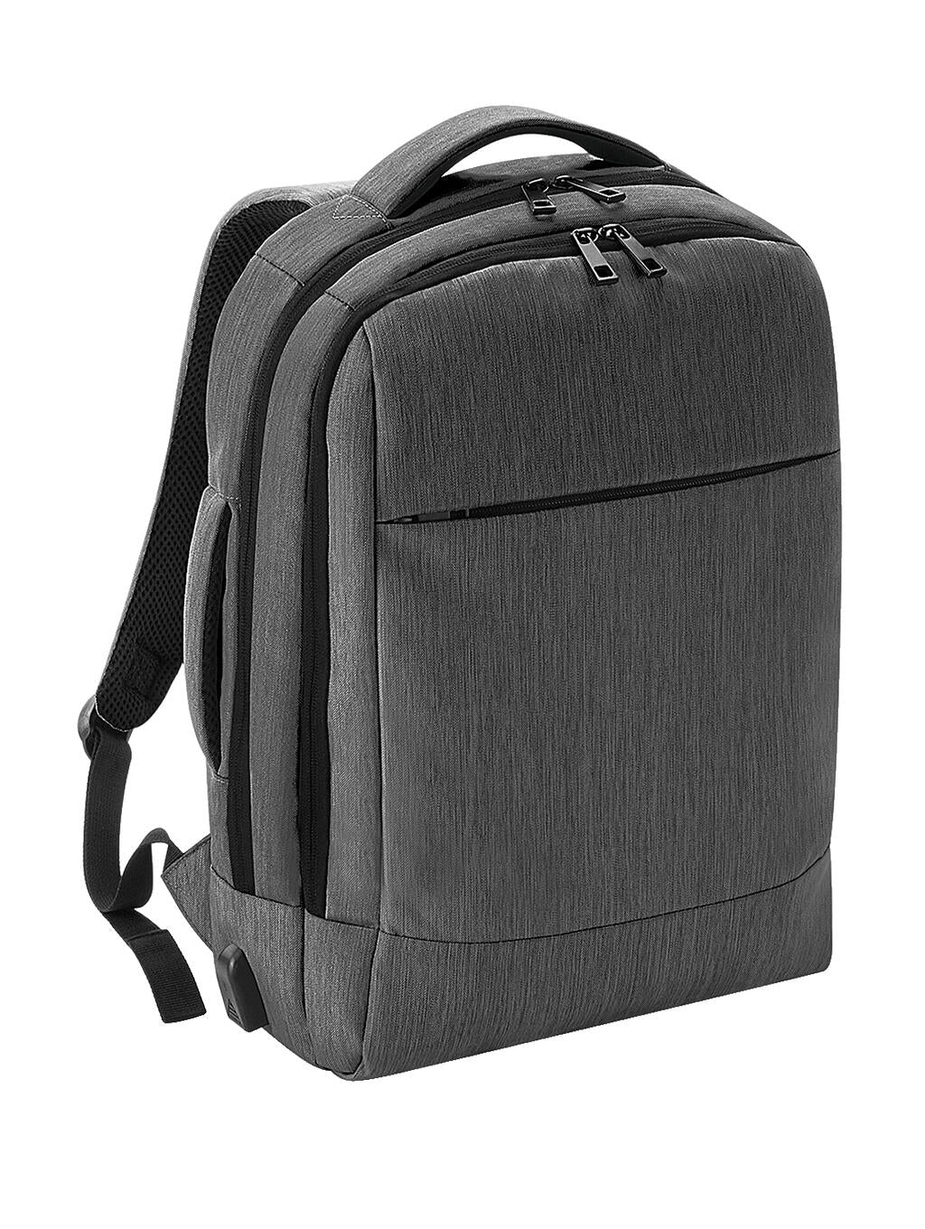 Q-Tech Charge Convertible Backpack in Farbe Granite Marl