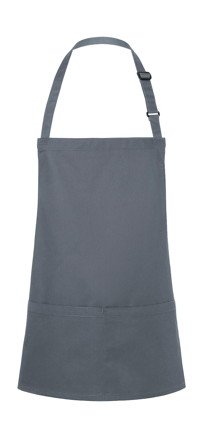 Short Bib Apron Basic with Buckle and Pocket - ShirtStore