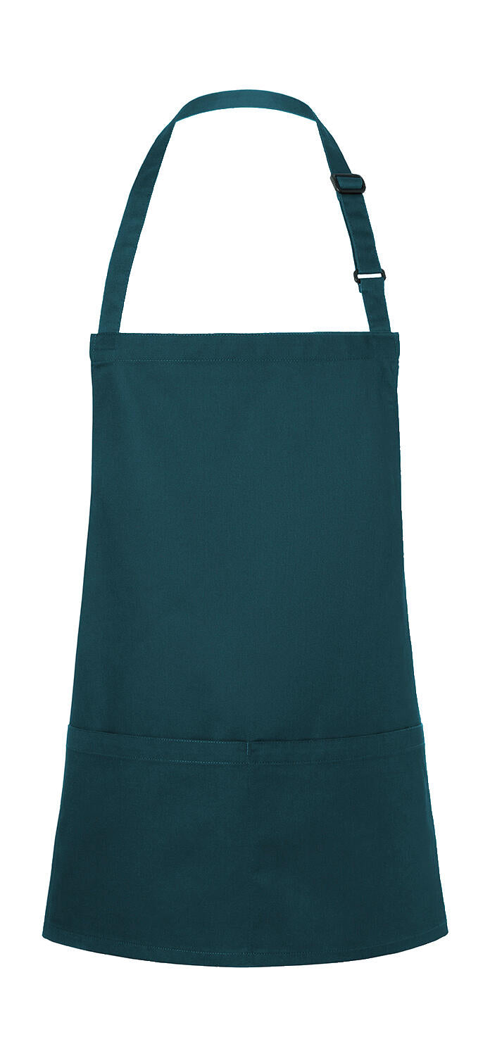 Short Bib Apron Basic with Buckle and Pocket - ShirtStore