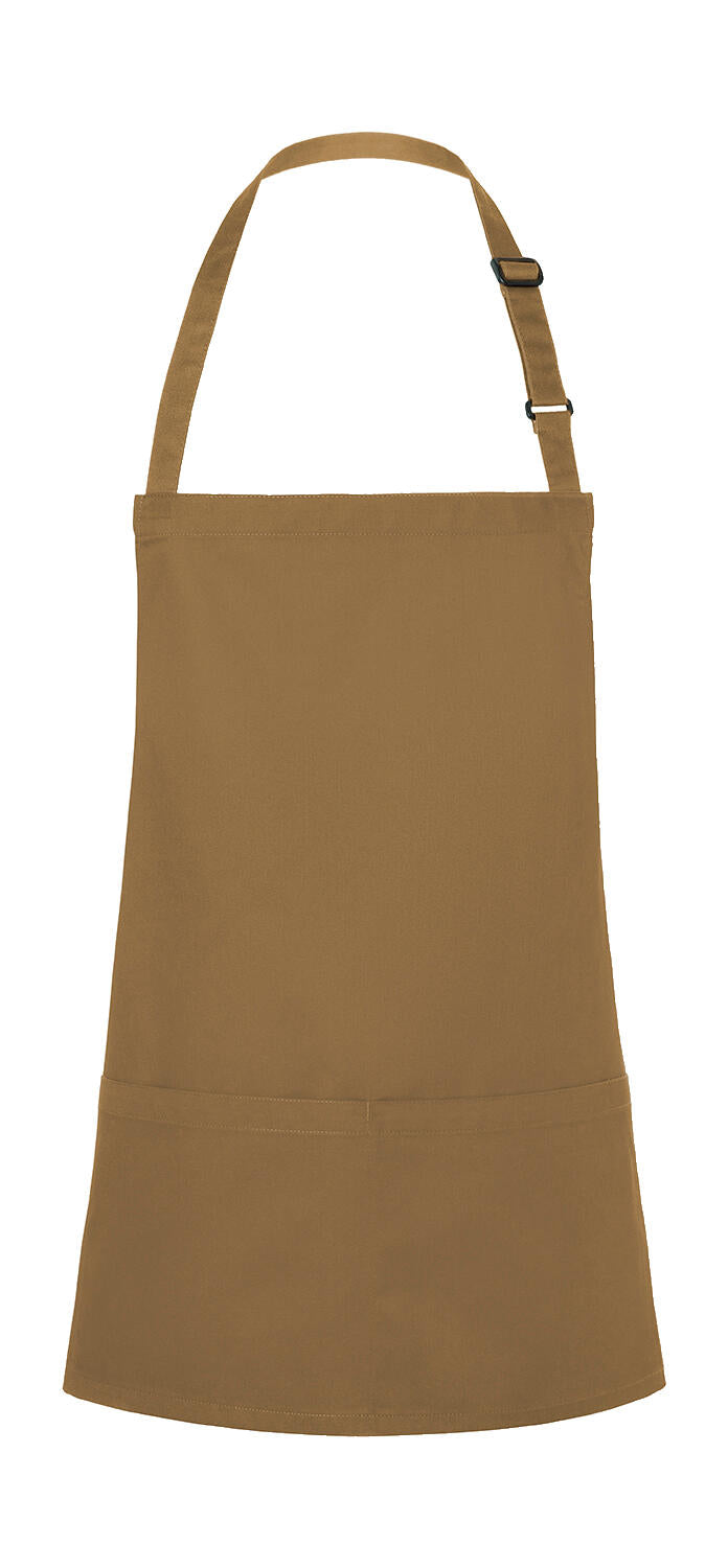 Short Bib Apron Basic with Buckle and Pocket - ShirtStore