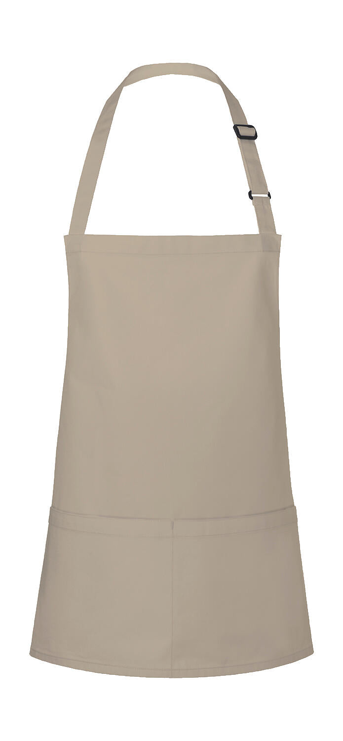 Short Bib Apron Basic with Buckle and Pocket - ShirtStore