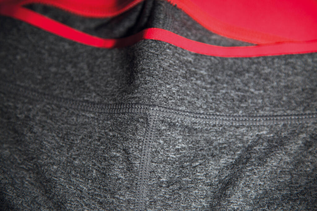 Women's Fitness Trousers in Farbe Sport Grey Marl/Hot Coral