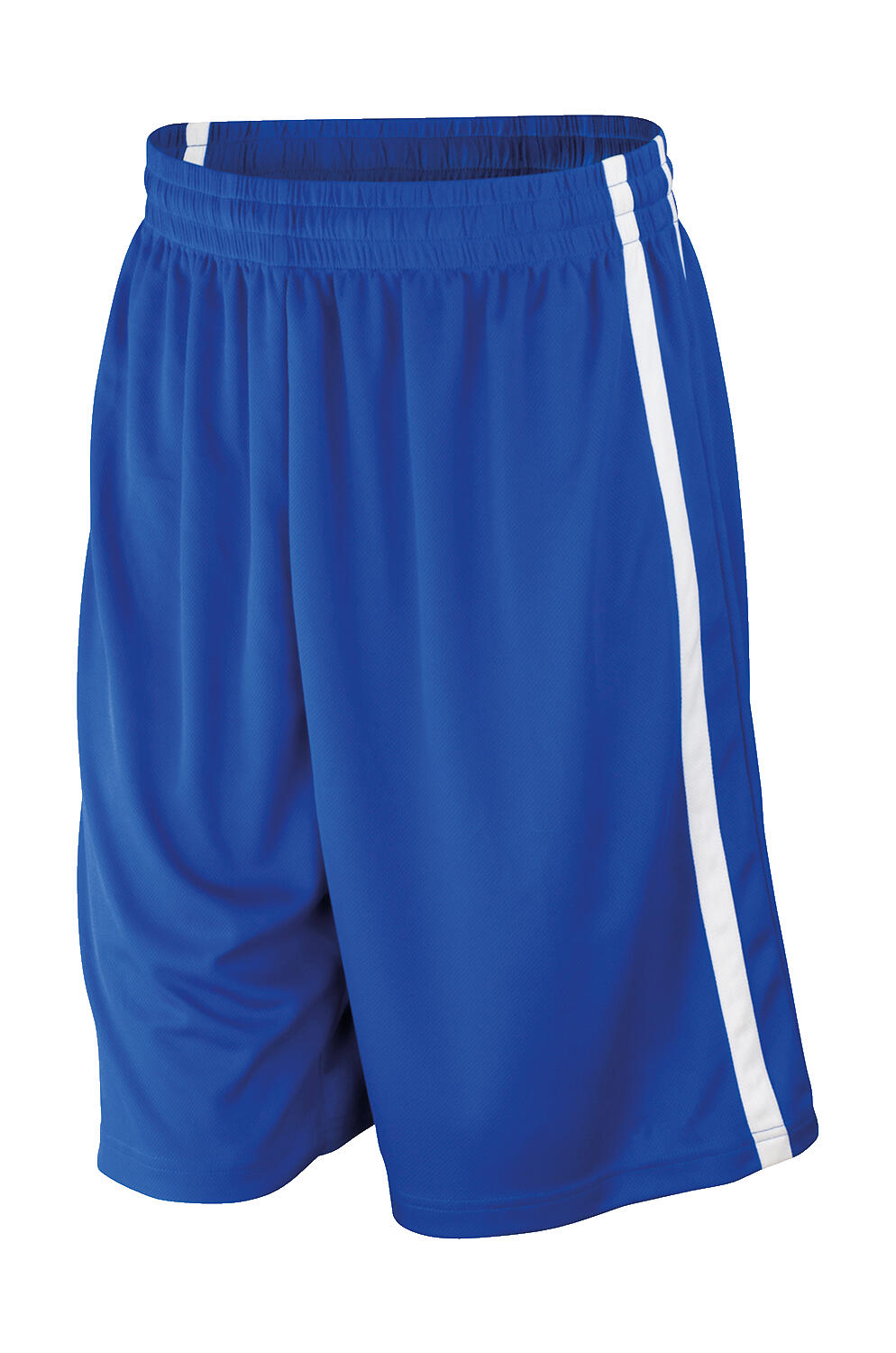 Men's Quick Dry Basketball Shorts in Farbe Royal/White
