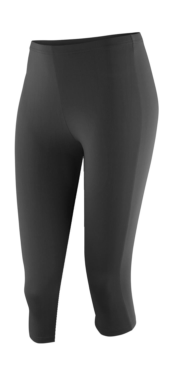 Women's Impact Softex® Capri Pants in Farbe Black