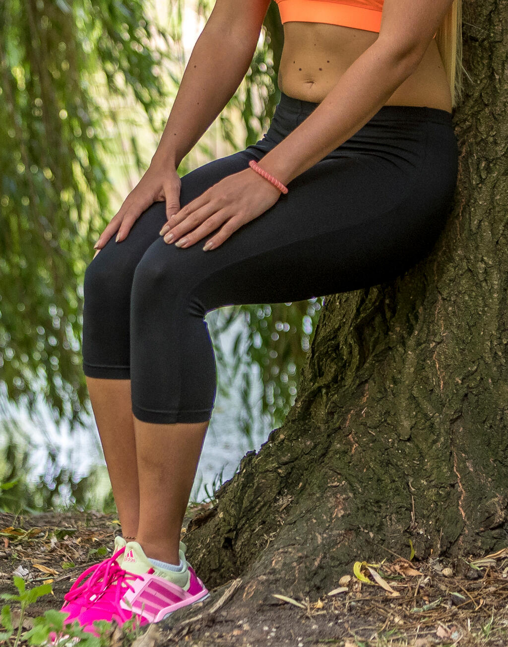 Women's Impact Softex® Capri Pants in Farbe Black