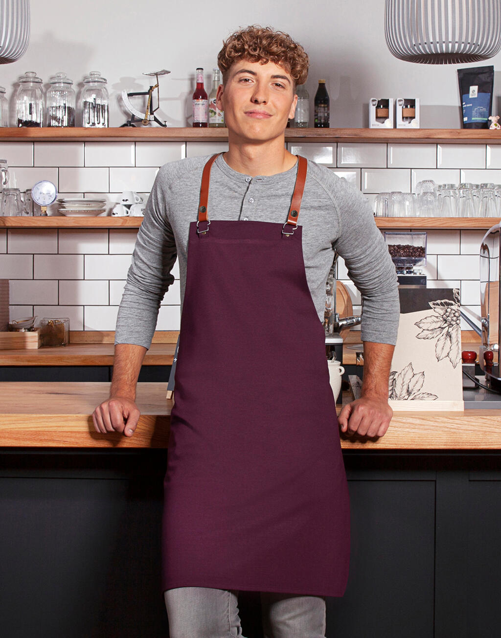 Bib Apron Green-Generation - ShirtStore