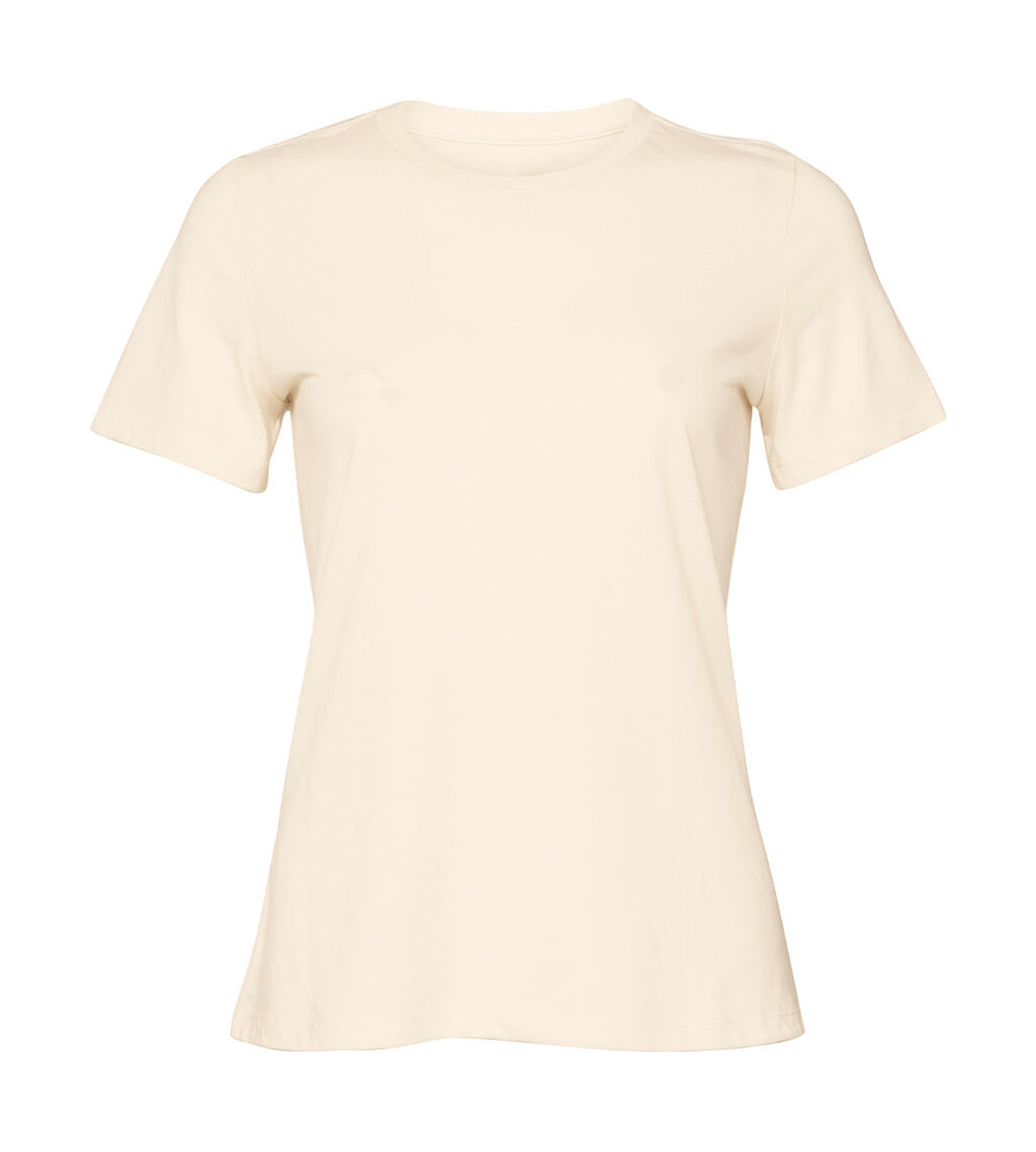 Women's Relaxed CVC Jersey Short Sleeve Tee in Farbe Heather Natural