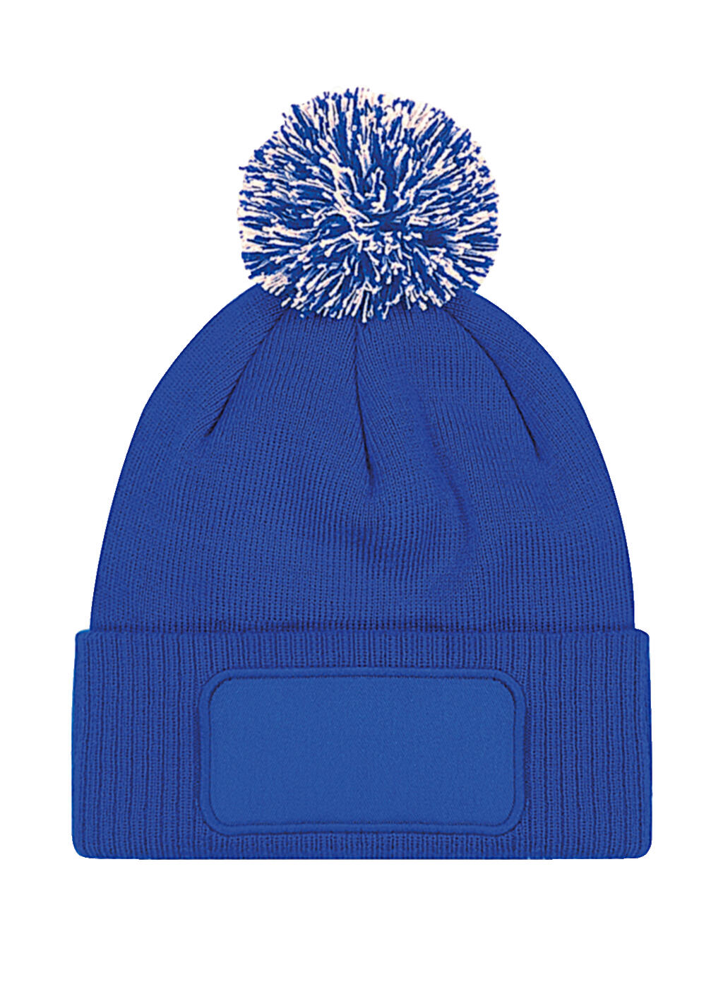 Snowstar Printers Beanie in Farbe Bright Royal/Off White