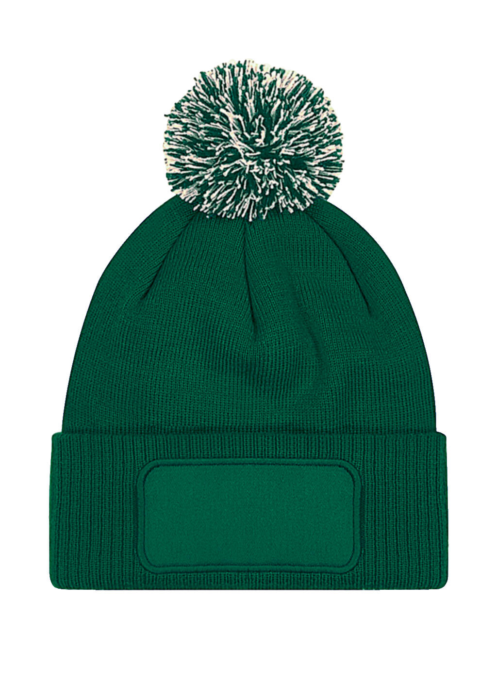Snowstar Printers Beanie in Farbe Bottle Green/Off White