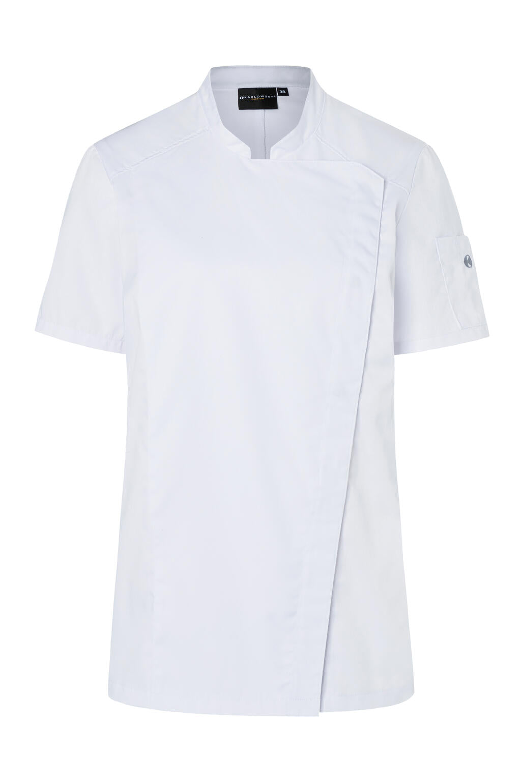 Short-Sleeve Ladies' Chef Jacket Modern-Look - ShirtStore