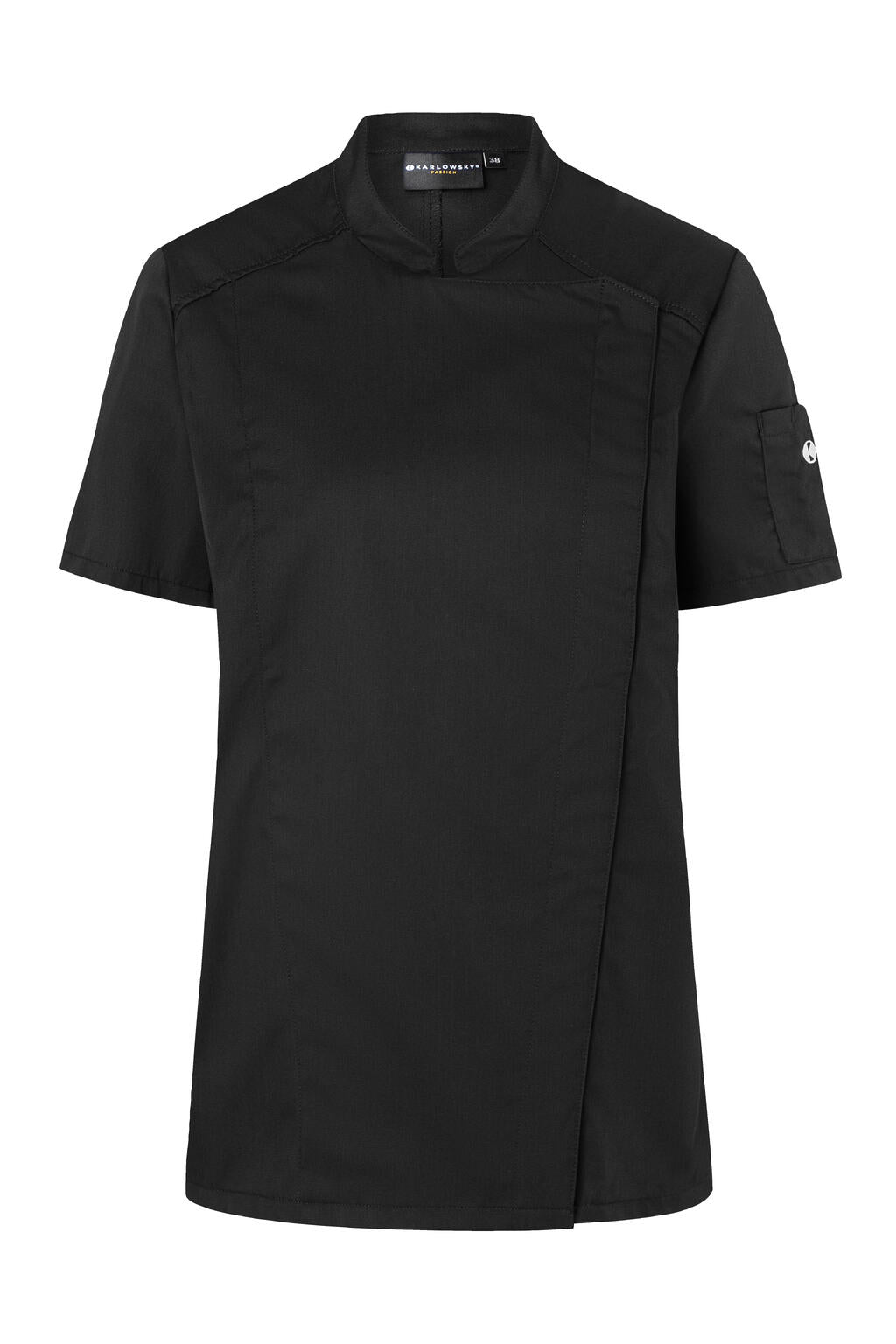 Short-Sleeve Ladies' Chef Jacket Modern-Look - ShirtStore