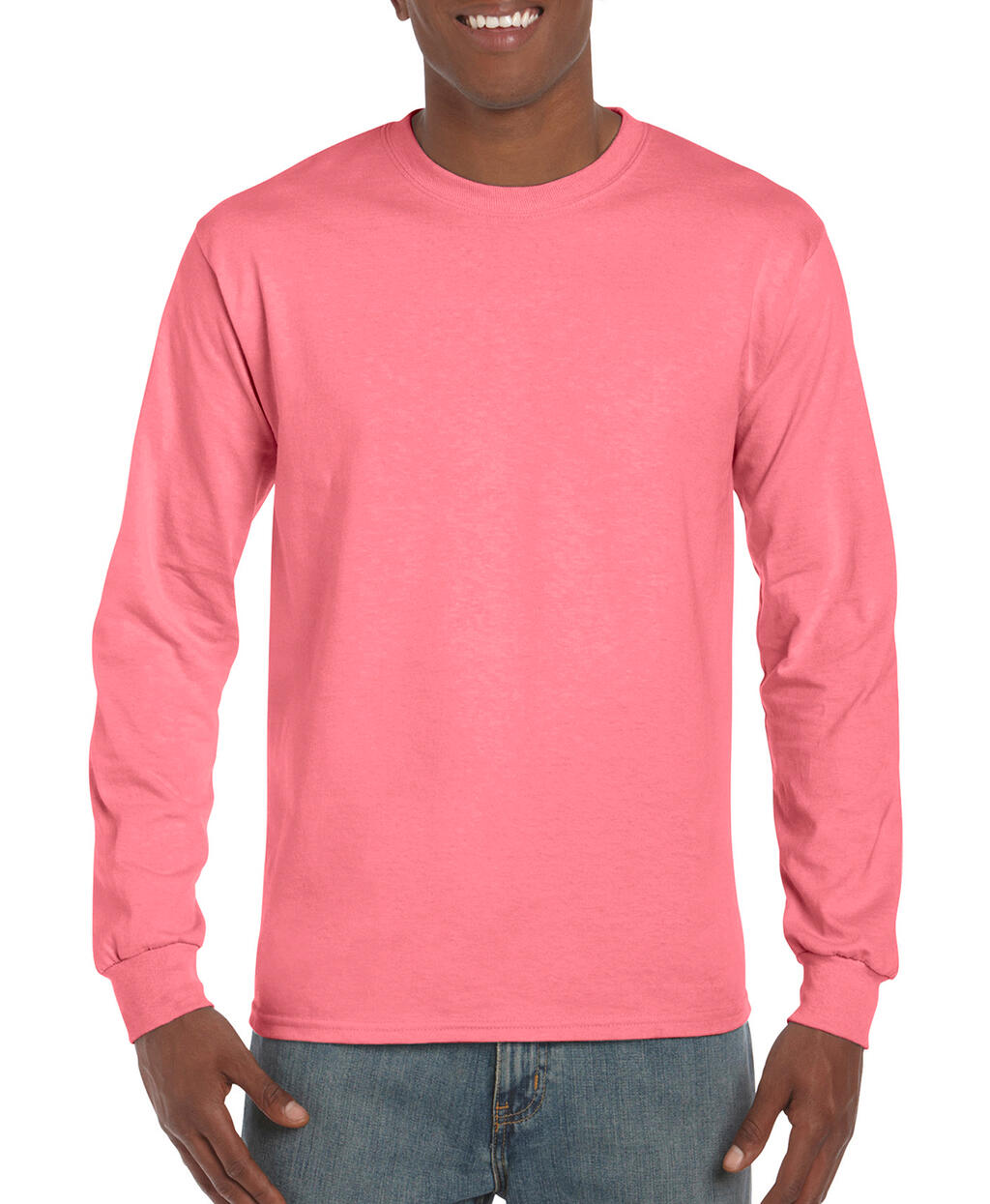 Hammer™ Adult Long Sleeve T-Shirt in Farbe Coral Silk