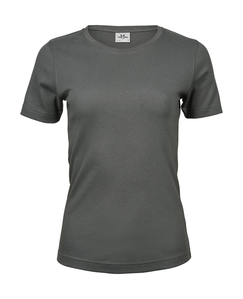 Ladies' Interlock T-Shirt in Farbe Powder Grey