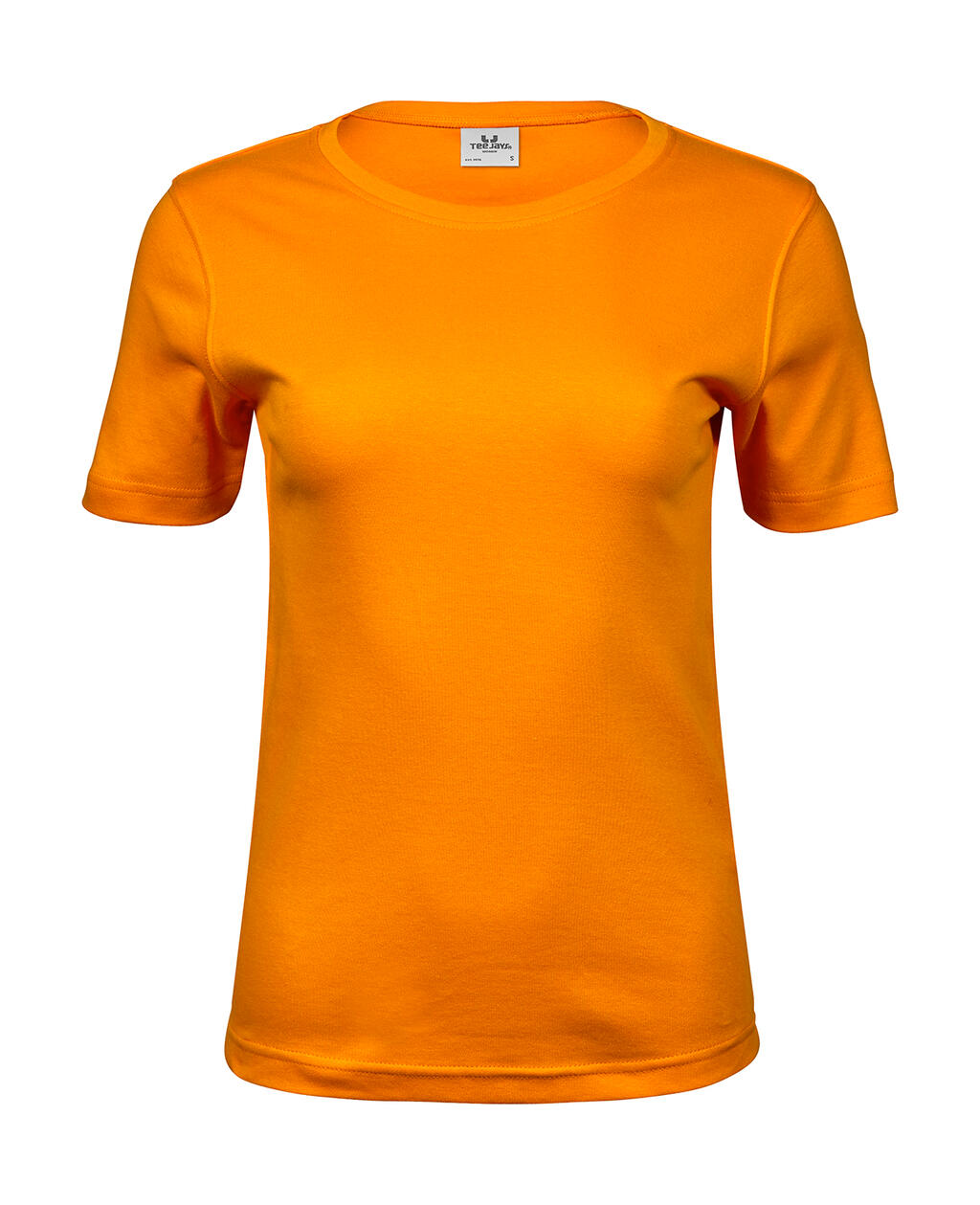 Ladies' Interlock T-Shirt in Farbe Mandarin