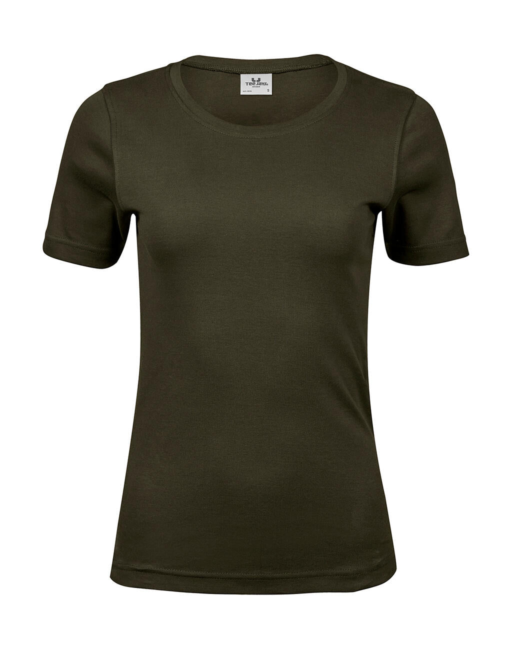 Ladies' Interlock T-Shirt in Farbe Dark Olive