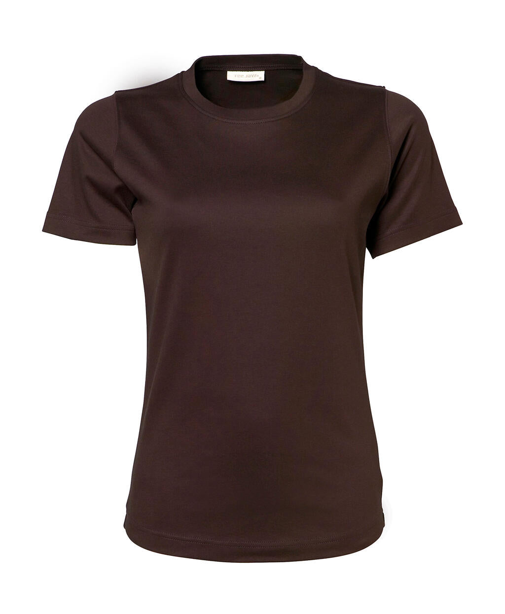 Ladies' Interlock T-Shirt in Farbe Chocolate