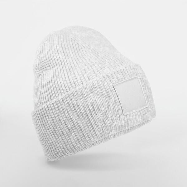 Deep Cuffed Tonal Patch Beanie - ShirtStore