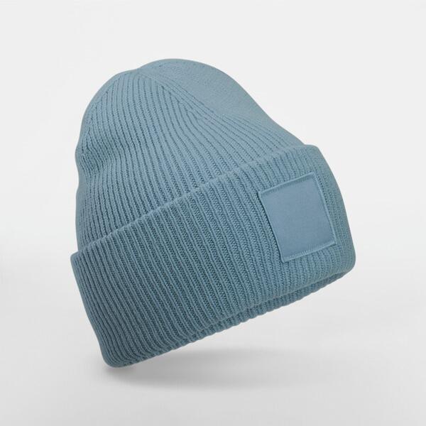 Deep Cuffed Tonal Patch Beanie - ShirtStore