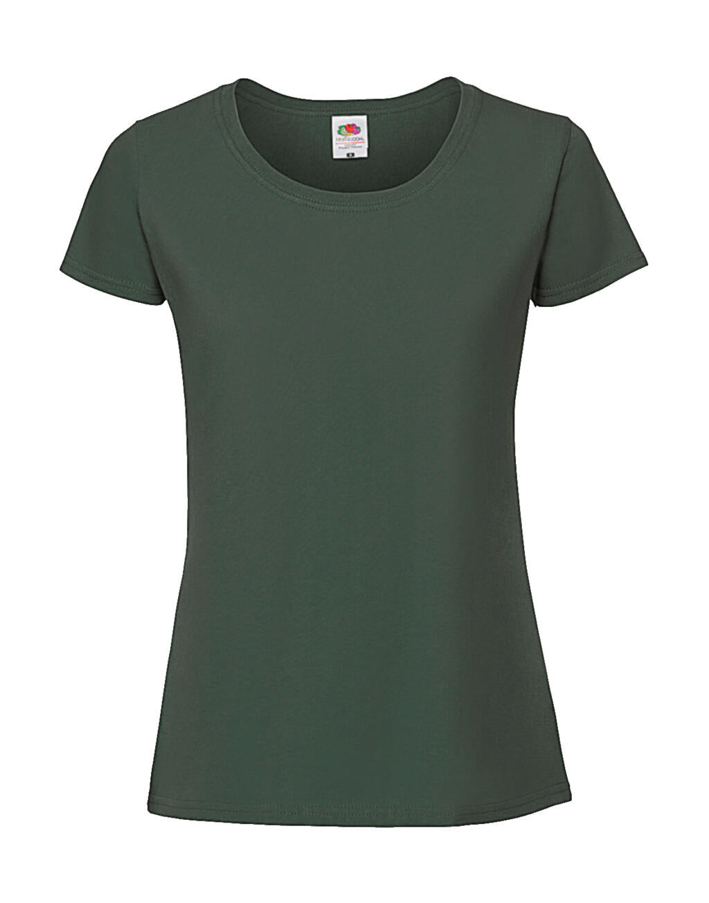 Ladies' Ringspun Premium T in Farbe Bottle Green