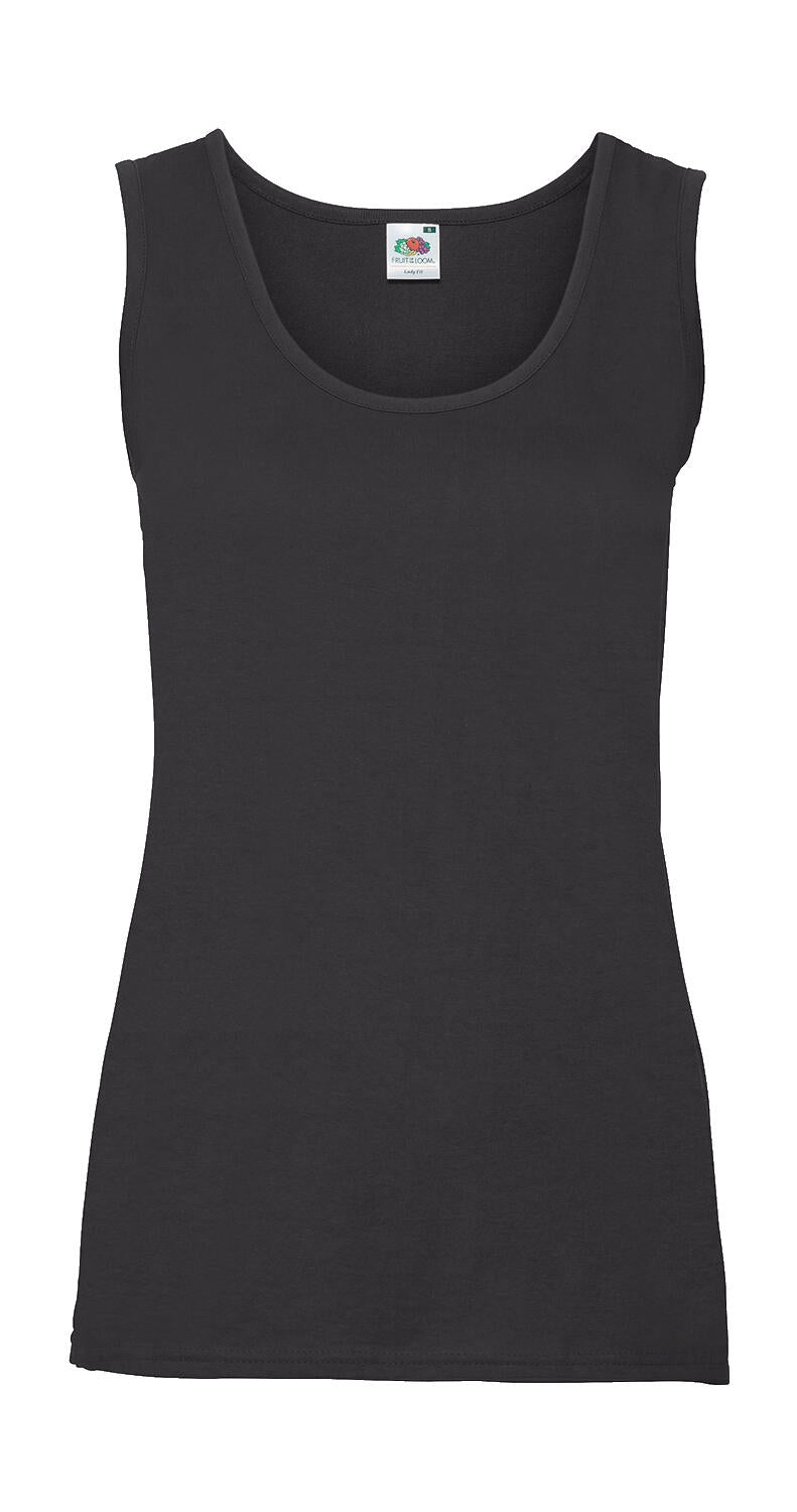 Ladies' Valueweight Vest in Farbe Black