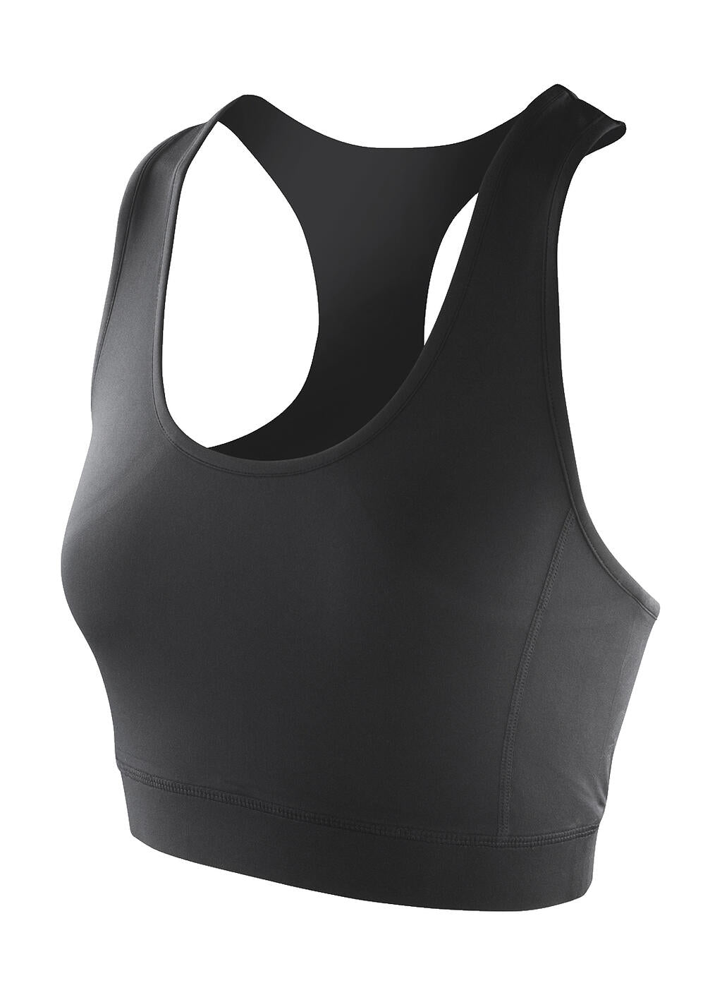 Women's Impact Softex® Crop Top in Farbe Black