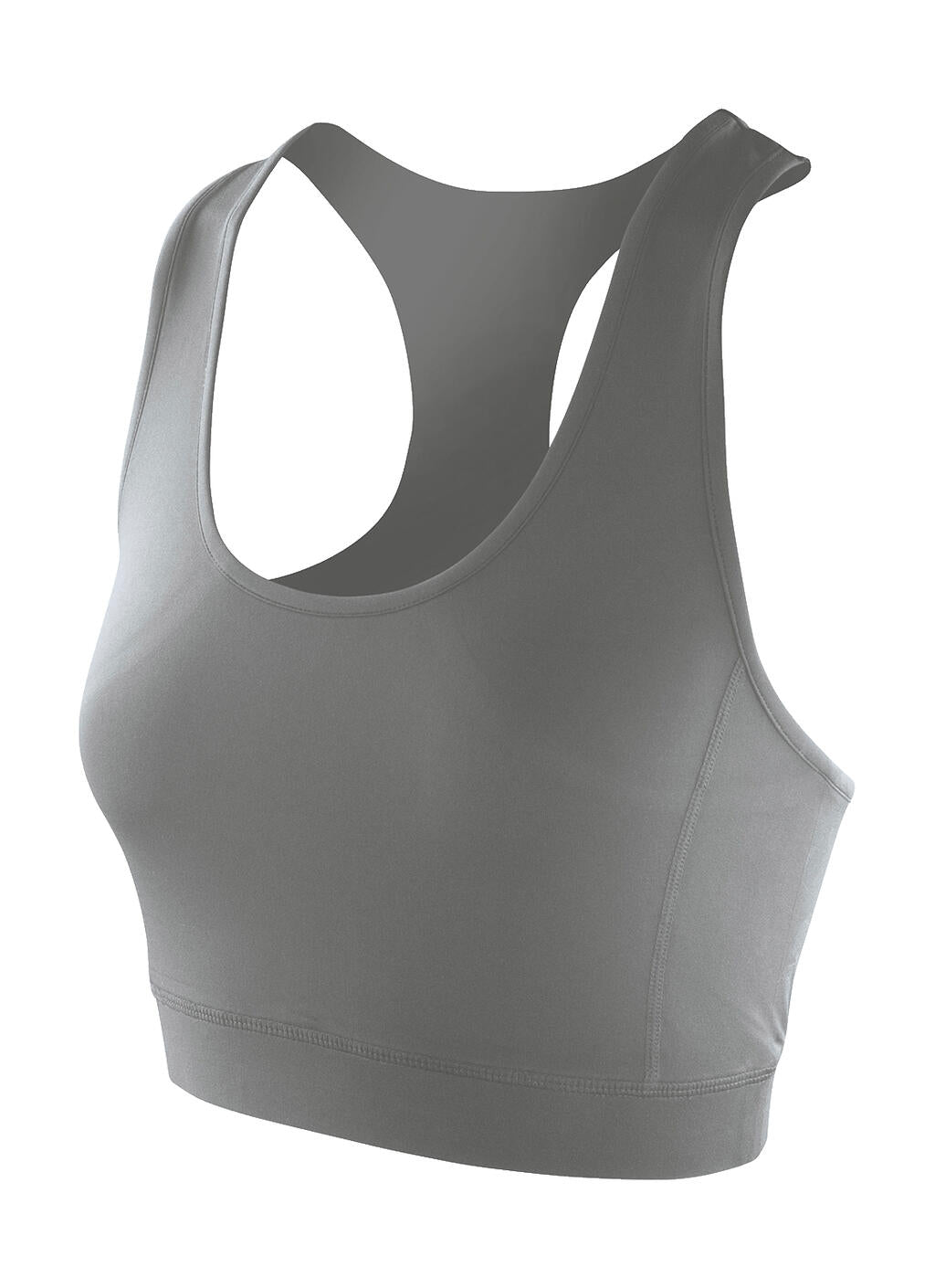 Women's Impact Softex® Crop Top in Farbe Cloudy Grey