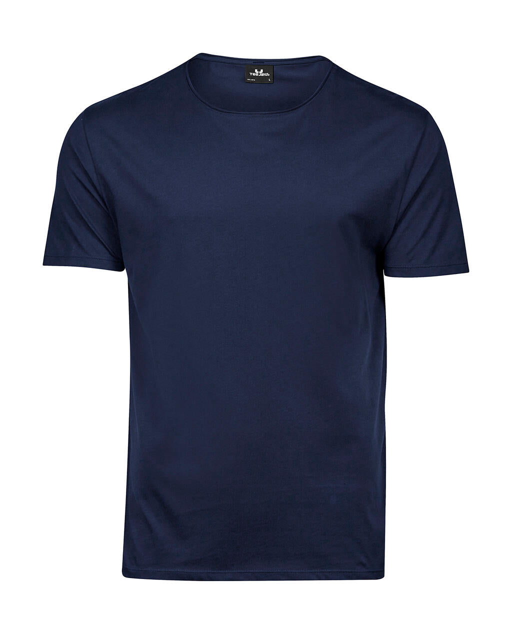 Raw Edge Tee in Farbe Navy