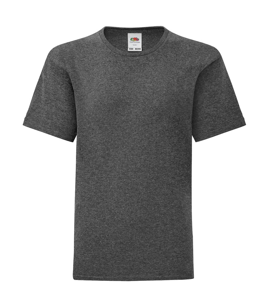 Kids' Iconic 150 T in Farbe Dark Heather Grey