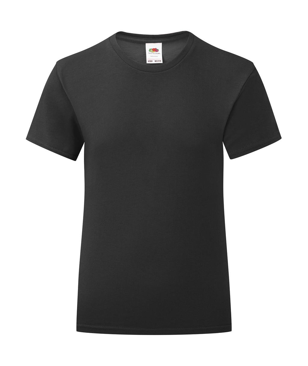 Girls' Iconic 150 T in Farbe Black