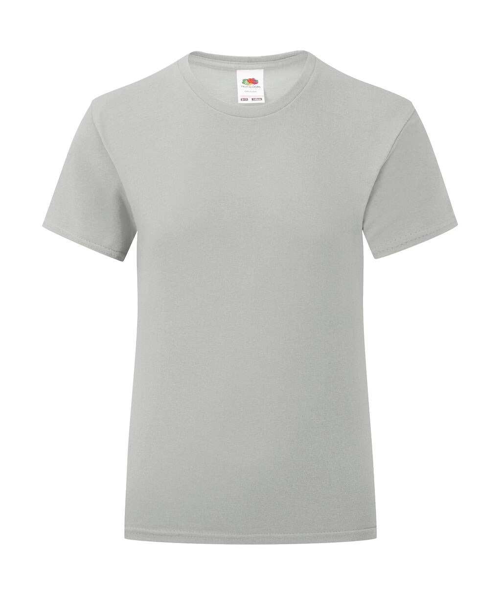 Girls' Iconic 150 T in Farbe Zinc