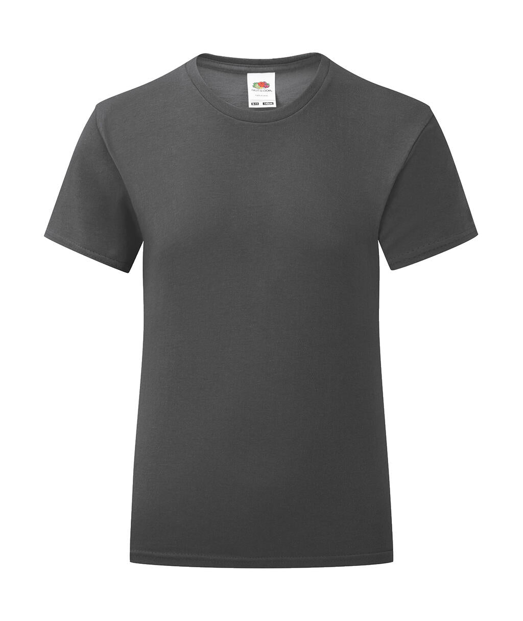 Girls' Iconic 150 T in Farbe Light Graphite