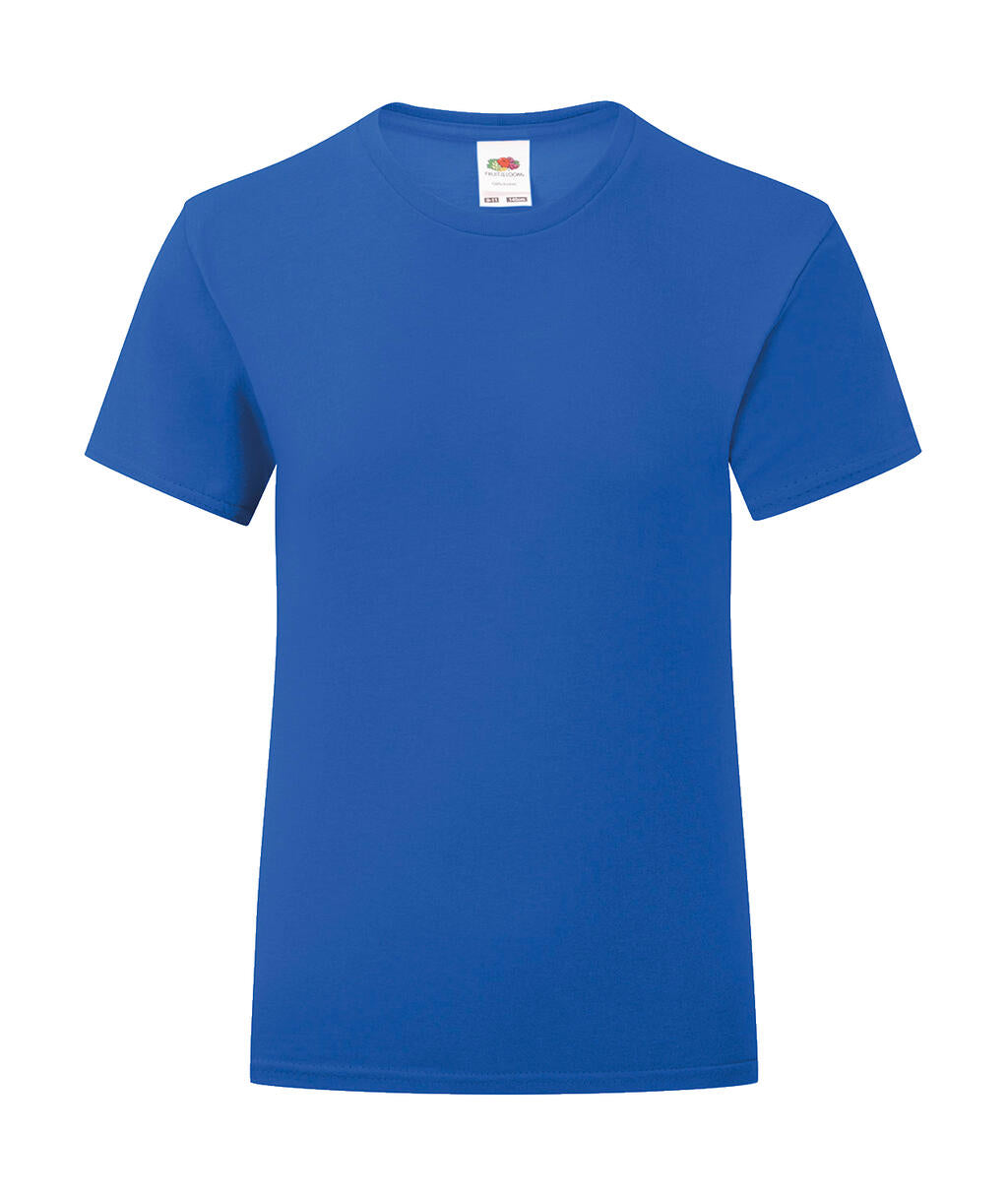 Girls' Iconic 150 T in Farbe Royal Blue