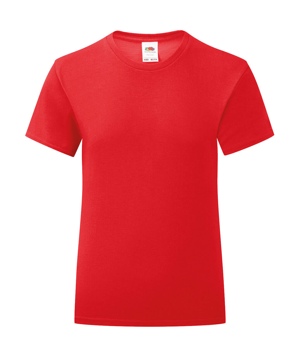 Girls' Iconic 150 T in Farbe Red