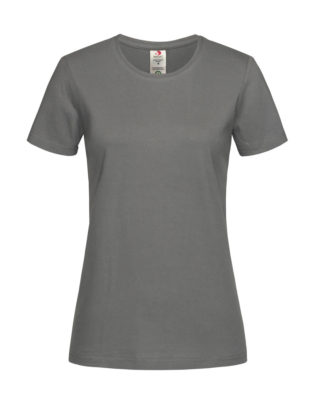 Classic-T Organic Fitted Women in Farbe Real Grey