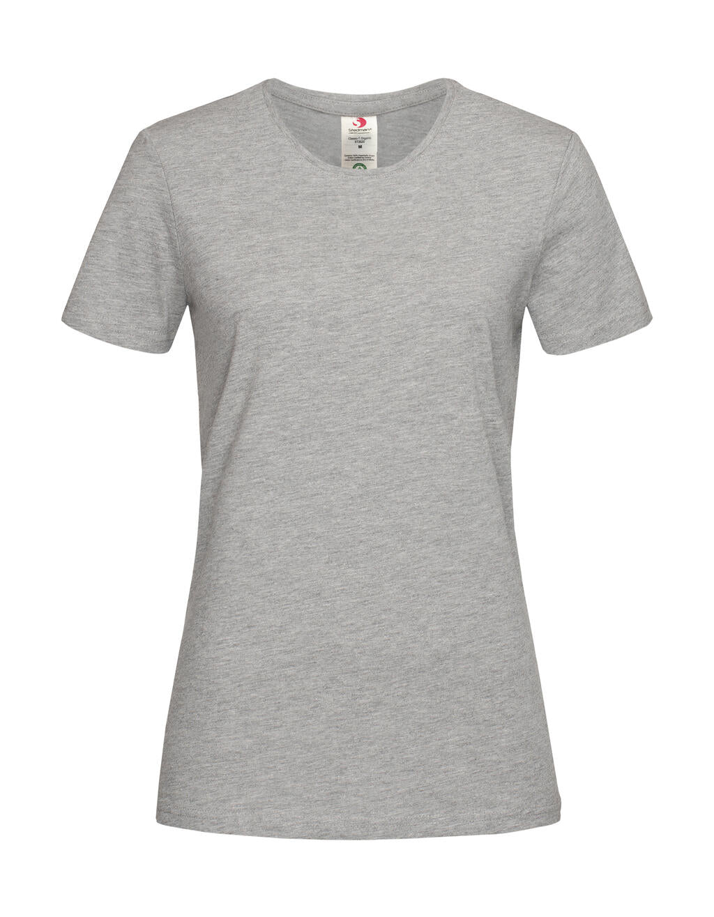 Classic-T Organic Fitted Women in Farbe Grey Heather