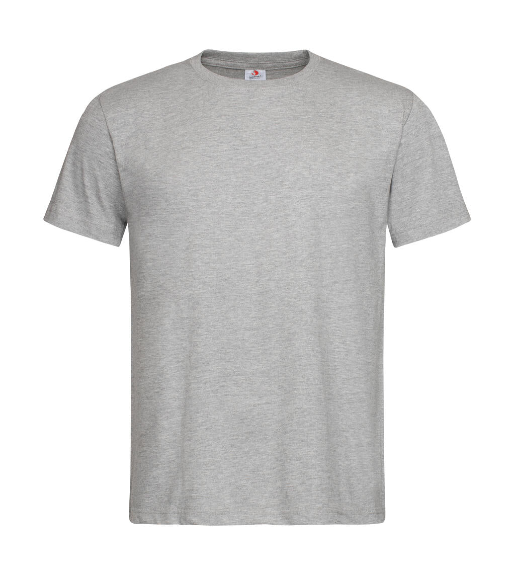Classic-T Organic Unisex Crew Neck in Farbe Grey Heather