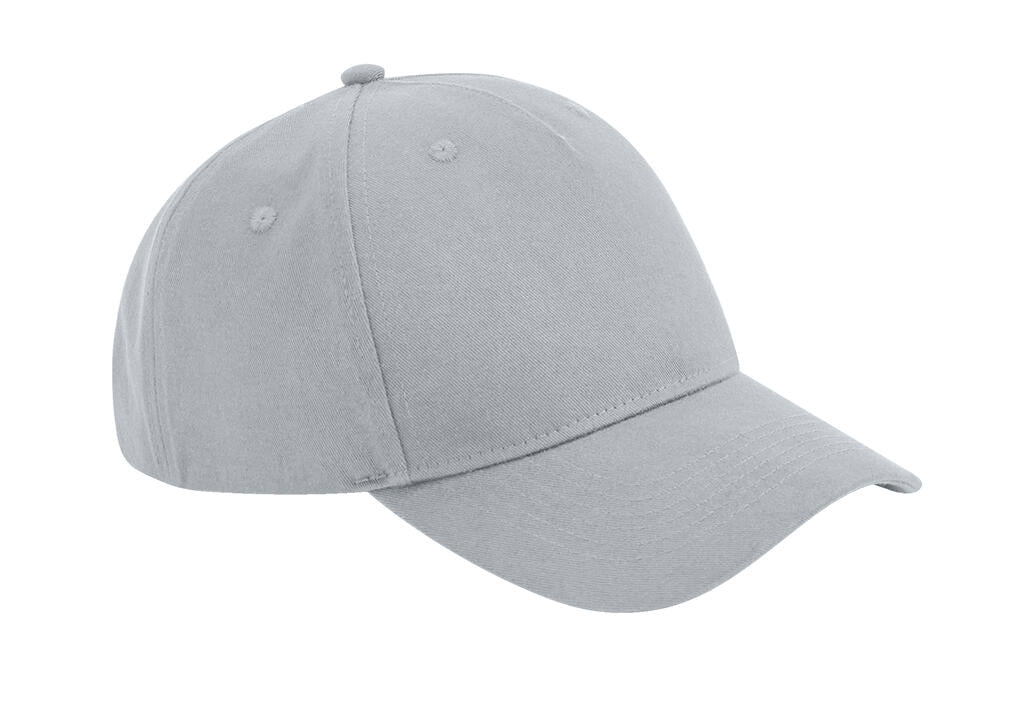Organic Cotton 5 Panel in Farbe Light Grey