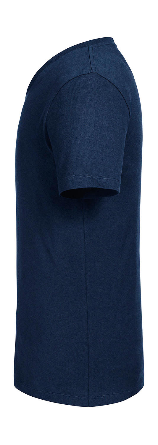 Men's Pure Organic V-Neck Tee in Farbe French Navy