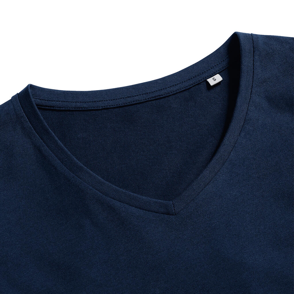 Ladies' Pure Organic V-Neck Tee in Farbe French Navy