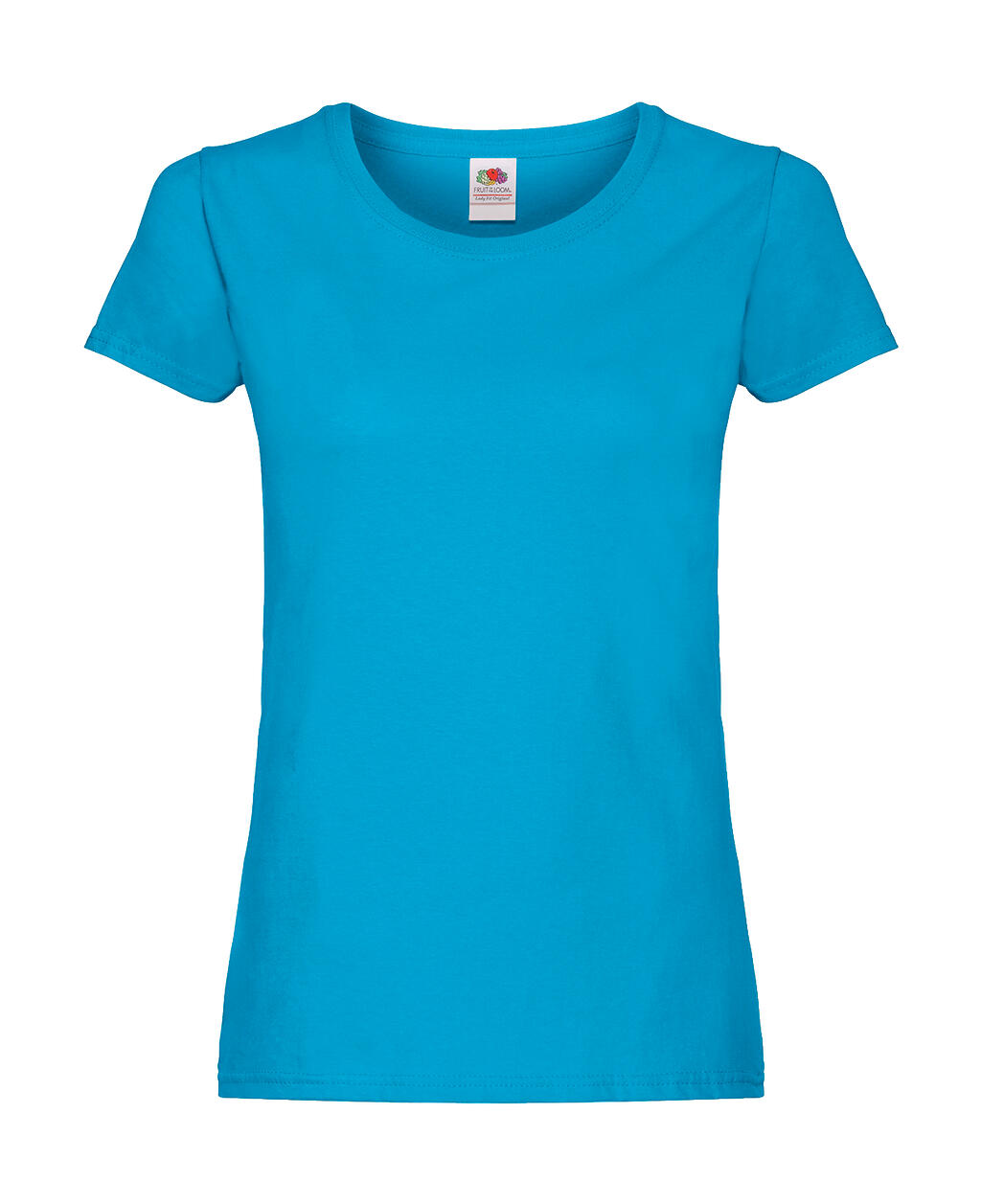 Ladies' Original T in Farbe Azure Blue