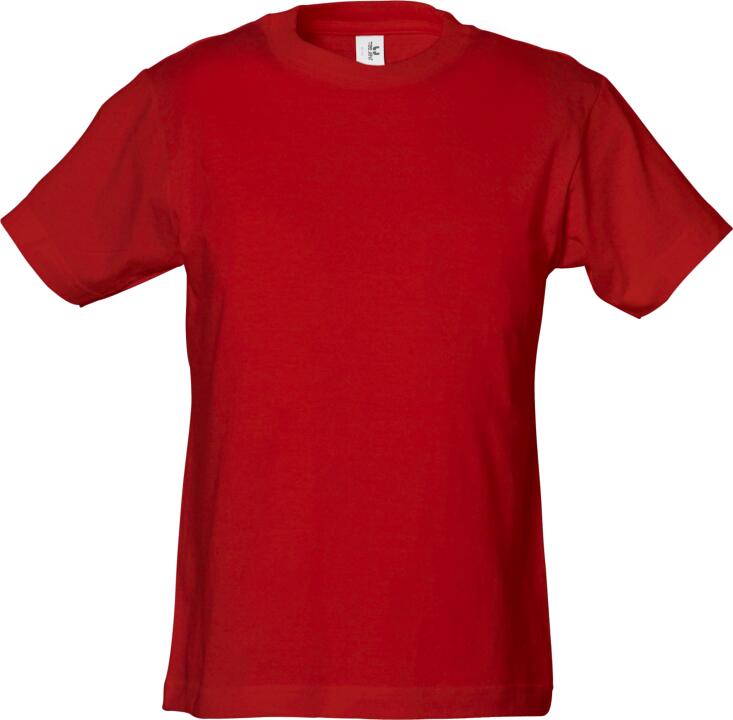 Junior Power Tee in Farbe Red