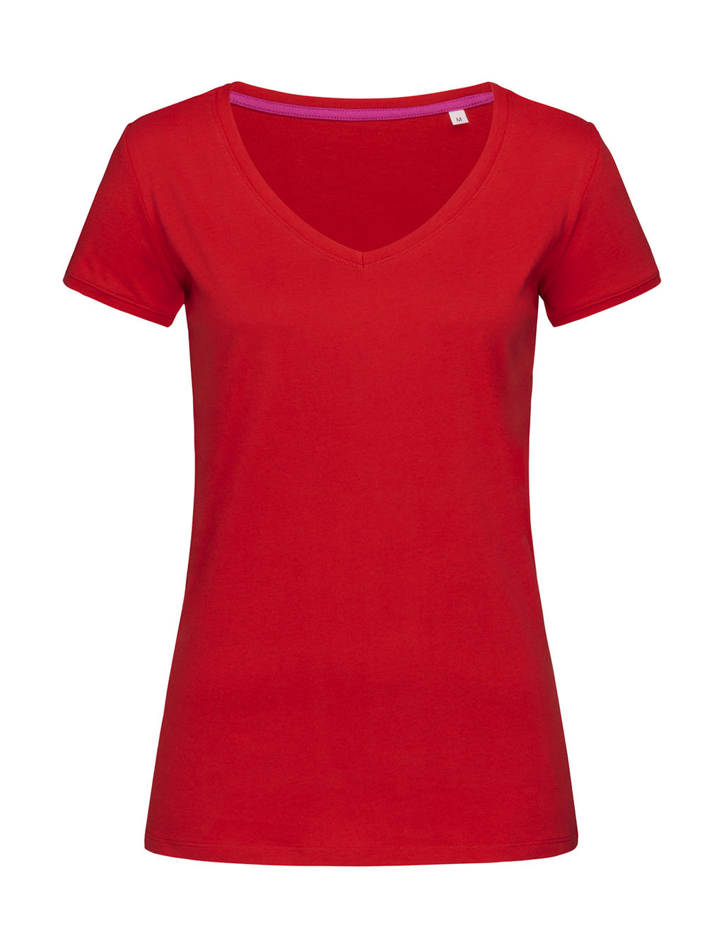 Megan V-Neck in Farbe Crimson Red
