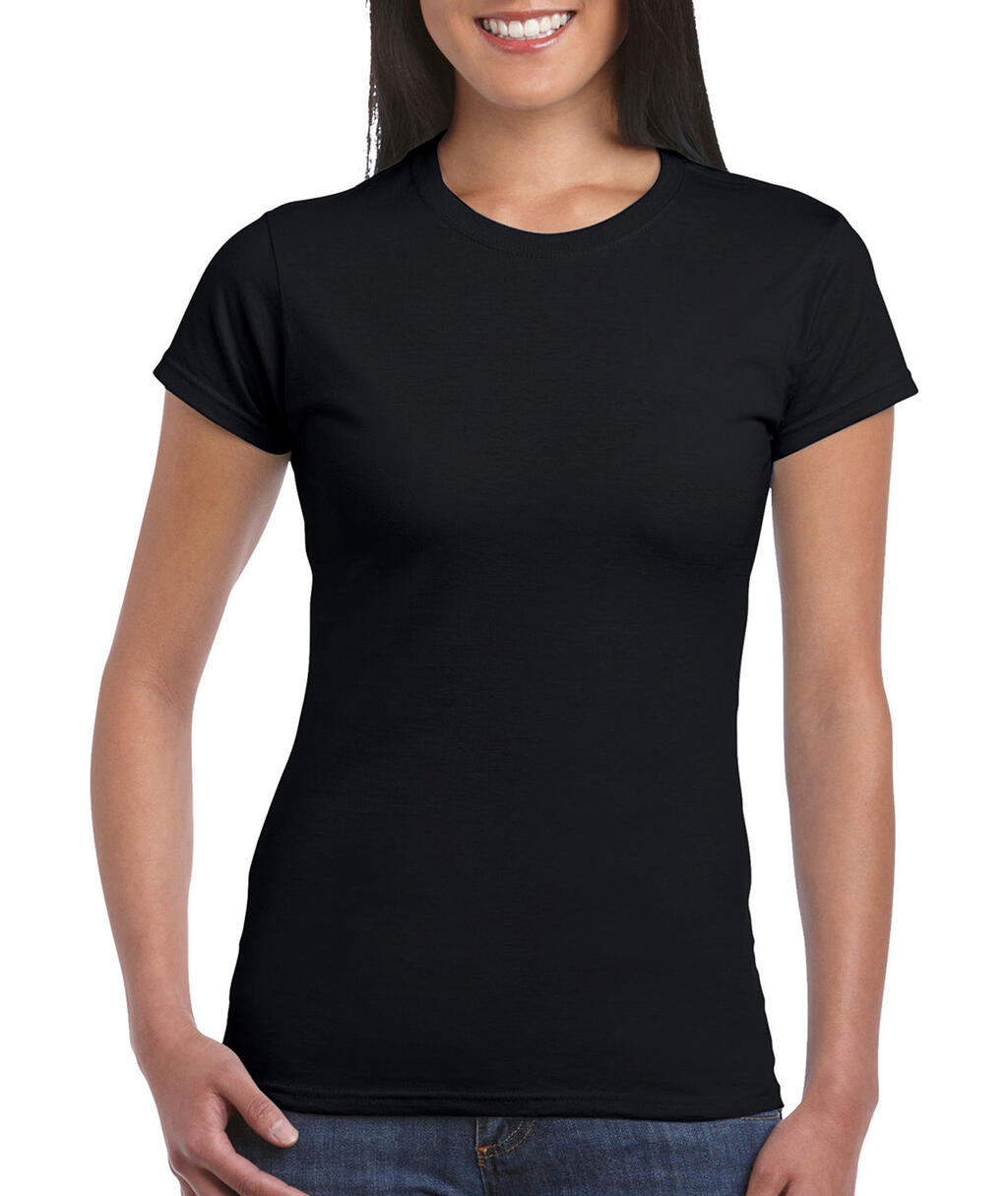 Softstyle® Ladies' T-Shirt in Farbe Black